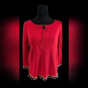 Joseph A Silk Blend Sweater Large